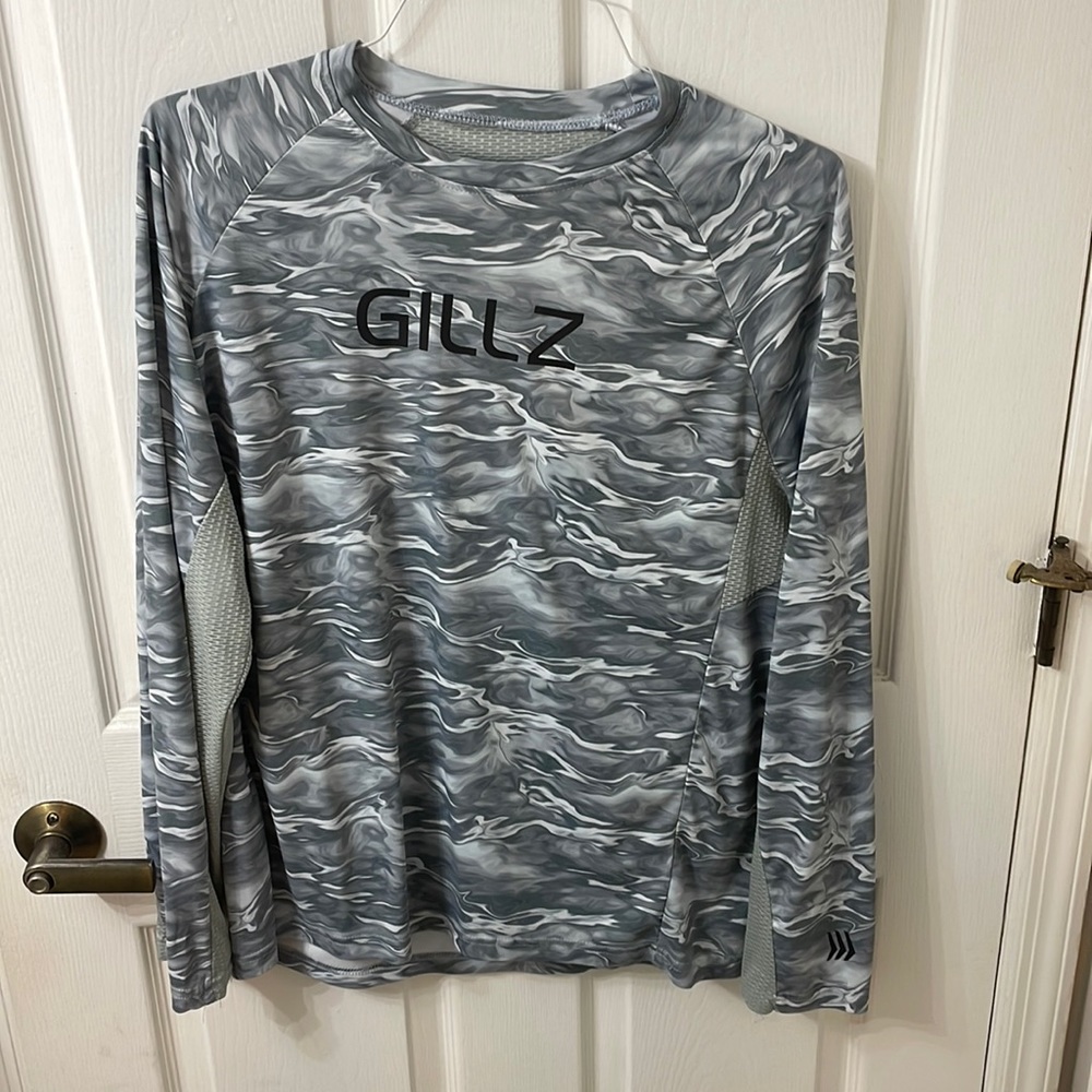 Gillz gear camo fishing shirt medium